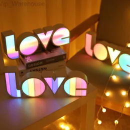 Love Neon Light Sign LED Letter Night Lamp Battery USB Powered Nightlight for Christmas Valentine's Proposal Wedding Decor HKD230825