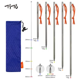 Gadżety na zewnątrz stop tito wysoka wytrzymałość na namiot namiotowe kołki paznokcie do biwakowania twardego żwiru długość uziemienia 24 cm 35 cm 40 cm 230826