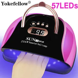 Nageltorkar UV -LED -nagellampa för manikyr 57 lysdioder Fast Curing Gel Polish Drying Lamp för naglar Dryter Professional UV -lampa för manikyr X0828