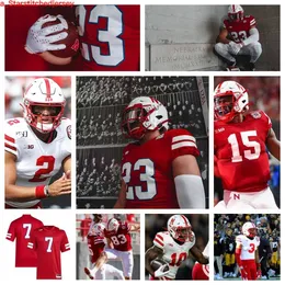 Nebraska Cornhuskers Football jersey 3 Nick Henrich 54 Bryce Benhart 99 Ty Robinson 19 Kaine Williams 12 Chubba Purdy 16 Elijah Jeudy 14 Jeff Sims 16 Marcus Washington