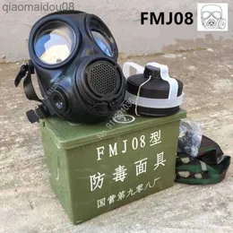 Kläder 08 Skyddstyp Ny CS Irriterande gasmask Anti-kemisk kärnkraft Föroreningar Gasmask FMJ08 Typ Gasmask Andespirator HKD230828