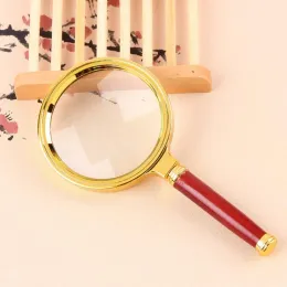 Hot style 80mm Handheld 10X Magnifier Magnifying Glass Loupe Lens For Easy Reading Jewelry Watch Repair Tool glitter2008 LL