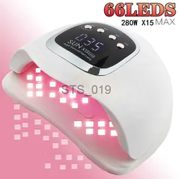 Nageltrockner 66 LEDs Nageltrocknungslampe UV-LED-Nageltrockner Maniküremaschine zum Aushärten von Gelpoliermitteln Nagellampe mit Autosensor x0828