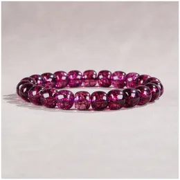 Grape Amethyst Jade Elastic Beaded Bracelet Unisex Cool Bracelet Love Bracelet Women Jewelry Designer Jewelry