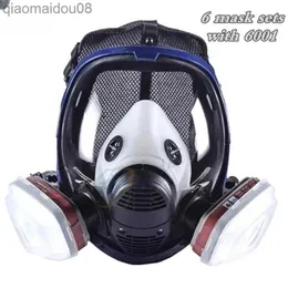 Vêtements de protection Masque à gaz chimique de travail Masque complet 6800 Masque respiratoire de protection de sécurité Masque complet avec filtre à charbon. Sprague industrielle HKD230826