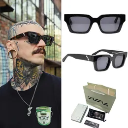 008 Polarized Designer Sunglasses for Men Women Mens Cool Hot Fashion Classic Thick Plate Black White Frame Eyewear Man Sun Glasses UV400 with Original Box