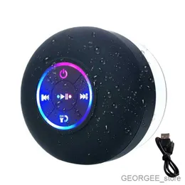 Portable Speakers Shower Mini Speaker Water Resistant Suction Cup Shower Speaker Player Beautiful Sound Handsfree Audio Music Player For Mobile R230828