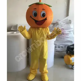 Persimmon Mascot Costume Walking Halloween Suit Stor evenemang Kostymdräkt Party Disel Carnival Costume