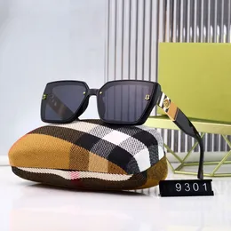 Gafas de sol de lujo de diseñador para mujer, gafas de sol de tendencia hip-hop al aire libre, UV400 letra B, gafas de sol antideslumbrantes para hombre