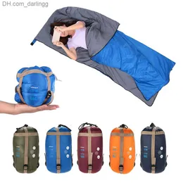 Lixada 190 * 75 cm Envelope Ao Ar Livre Saco de Dormir Camping Saco de Viagem Caminhadas Multifuncional Ultra-leve Nylon Dormir Mat Q230828