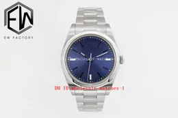 EW EWF Top Maker Watch 114300 Blue Dial 39mm Sapphire ETA CAL.3132 3132 Automatic Mechanical Super luminous 904L Stainless Steel Watches Mens Men's Wristwatches
