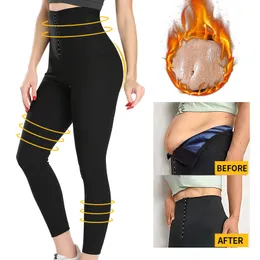 Waist Tummy Shaper Sweat Sauna Trainer Pants Body Weight Loss Slimming Shapewear Thermo Leggings Workout Fitness 230826