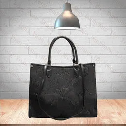 Üst lüks tasarımcı onthego el çantaları kadınlar deri kabartma omuz çantaları çapraz çanta haberci çantaları tasarımcılar çanta tote çantası m58521