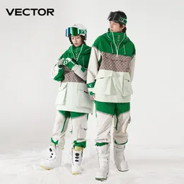 Другие спортивные товары Vector Stel Set Women Man Зимние куртки и брюки теплые водонепроницаемые велосипедные кемпинг 230828