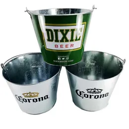 5L of Zinc Iron Champagne Wine Beer Ice Bucket Cooler for Home Party Bar HKD230828