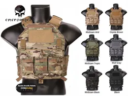 Mäns västar Emersongear 420 Plate Tactical Mility Molle Combat Vest Em7362 230827