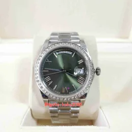 BPF Perfect quality men watches m228349rbr-0030 228349 40mm green Roman Dial Full Diamond Bezel Sapphire Stainless Automatic mechanical men watch wristwatches