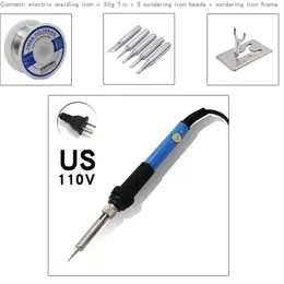 Electric soldering iron 220V 110V 60W adjustable temperature soldering pen soldering gun repair soldering tool soldering iron