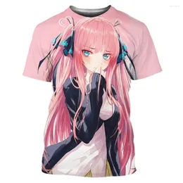 Herren T-Shirts The Quintessential Quintuplets T-Shirts Sexy Anime Mädchen 3D-gedruckte Männer Frauen Mode Übergroßes Hemd Kinder T-Shirts Tops Kleidung