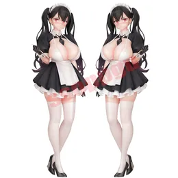 Finger Toys Bfull FOTS JAPAN Kou Jikyuu Maid Cafe Ten'in-san Pure White Erof Anime PVC Action Figure Toy Statue Adults Collection Model Doll highest version.