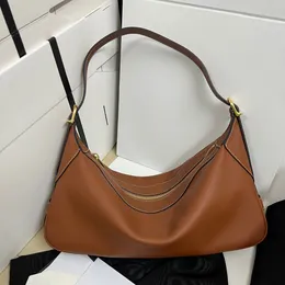 9A Designer Totes Plain Cowhide Underarm Handbags Autumn and Winter Women Bags 34cm High Imitation with Box