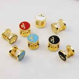 NEU STYLE BOLK OHRRINGS OHROP SPROPPEMSE MARKE STEFERENDE Designer 18K Gold plattiert Ohrring High-End Kupfermaterial Ohrring Mode Frauen Süßigkeiten Farbe Hochzeitsfeier Jew2024