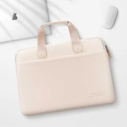 MacBook Air用のラップトップバッグ13 Dell Asus 13 13.3 14 15.6 Waterproof Notebookケース女性ハンドバッグブリーフケースHKD230828ケース