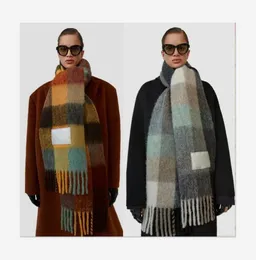 Luxury Designer for Men Ac Scarves Style Cashmere Blanket Scarf Women Colorful Plaid Shawl