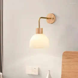 Wandleuchte LED Wandleuchte Leuchten Keramik Lampenschirm Eisenarm verstellbar Wohnzimmer neben Applikation