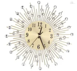 Wall Clocks Clock European Style Minimalist Circular Iron Creative Fashionable Hanging Silent Small Household