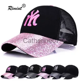 Geizige Krempe Hüte Rimiut Neue Frauen Sommer Baseball Caps Sport Casual Straße Männer Frauen Hip Hop Tanzen Caps Studenten Atmungsaktive Mesh Hüte J230829