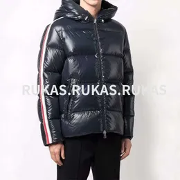 남성 다운 재킷 파카의 옷 패딩 검은 자켓 코트 야외 유지 따뜻한 유니스로서 콜드 보호 완장 장식 플러스 크기