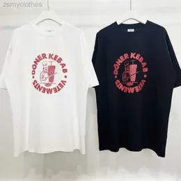 Męskie koszulki dobrej jakości Nowy przybycie Vetements francuski szef kuchni Skewer T-shirt Męs