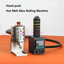 Hand-push varm smält lim rullande maskin papperspåse presentförpackning limma maskin lim applikator lim spridare