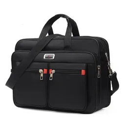 Briefcases Fashion Large Capacity Men's Briefcase Multifunction Laptop Bag Office Male Shoulder Messenger Bag Business Handbag 230829