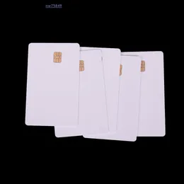5 Stück weiße Kontakt-Sle4428-Chip-Smart-IC-leere PVC-Karte mit SLE4442-Chip-leerer Smartcard-Kontakt-IC-Kartensicherheit