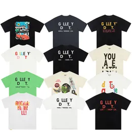 Men's T-shirts Galleries Tee Depts t Shirts Mens Designer Fashion Short Sleeves Cottons Tees Letters Print High Street Luxurys Women Leisure Tops