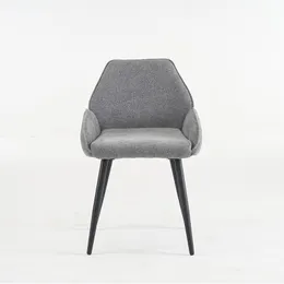 Poltrona con schienale creativo, sedia per il tempo libero moderna e semplice per la casa, sedia in tessuto coordinato per ristorante