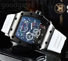 디자이너 시계 남성 섬세한 고급 시계 옐로우 쿼츠 몬트레 homme 패션 방수 스포츠 스타일 골격 AAA 시계 캐주얼 인기 XB011 C23