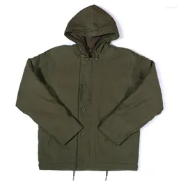 Hunting Jackets Spring Autumn Navy N-1 Even Hat Deck Jacket Outdoors Camping Tactical Military Sport Thickness Man Lamb Cotton Cashmere Coat