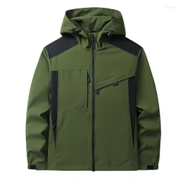 Men's Jackets Outdoor Storm Men Women's Jacket Mountaineering Suit Breathable Trench Coat Single Layer Sports Thin Version Streetwear