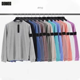 Mens Sweatshirts Designer topstoney Island hoodie stone pull Casual Pullover Autumn O Neck black Hoodies Womens 18 Candy Color Long Sleeve Sweater compass tops 2G9W