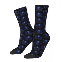 Skarpetki męskie zabawne szczęśliwe retro harajuku grzyb hip -hop Casual Crew Crazy Sock Gift Wzór wydrukowany