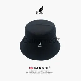 인색 가슴 모자 Kangol Kangaroo Fisherman 모자 여성 봄과 여름 선 스크린 남성과 여성의 같은 스타일 캐주얼 조수 브랜드 분지 hat j230829