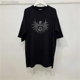 メンズTシャツ高品質のダイヤモンド獣医ファッションTシャツ男性