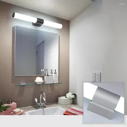 A parte dianteira do espelho da lâmpada de parede conduziu o banheiro interno 3000K 6000K da barra clara da vaidade para a composição