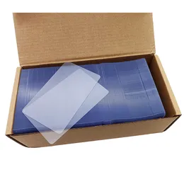 0.35mm PVC Plastik Kart Cep telefonu ekranı için Şeffaf Kartlar Yok