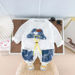 Kids Clothing For Baby Girls Clothes Set Autumn Spring Baby Boys Clothes Hoodies Tops Pants 2pcs Suit Baby Costume 0-5 years