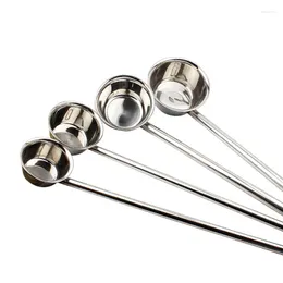 식기 세트 Ladle Spoon Soup Scoop Water Bailer Stainless Steel Long Handle Kitchen Tools Mirror Polish Big Appe조용 식탁보