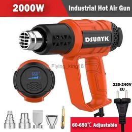2000W Heat Gun Hair Dryer 110V 220V Craft Heat Gun Temperature Digital Display Hot Air Gun for Welding DIY Shrink Wrapping EU US HKD230828